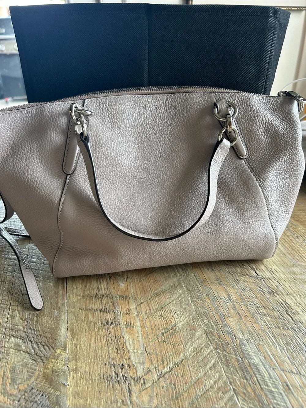 Coach Kelsey Satchel Leather Shoulder Bag